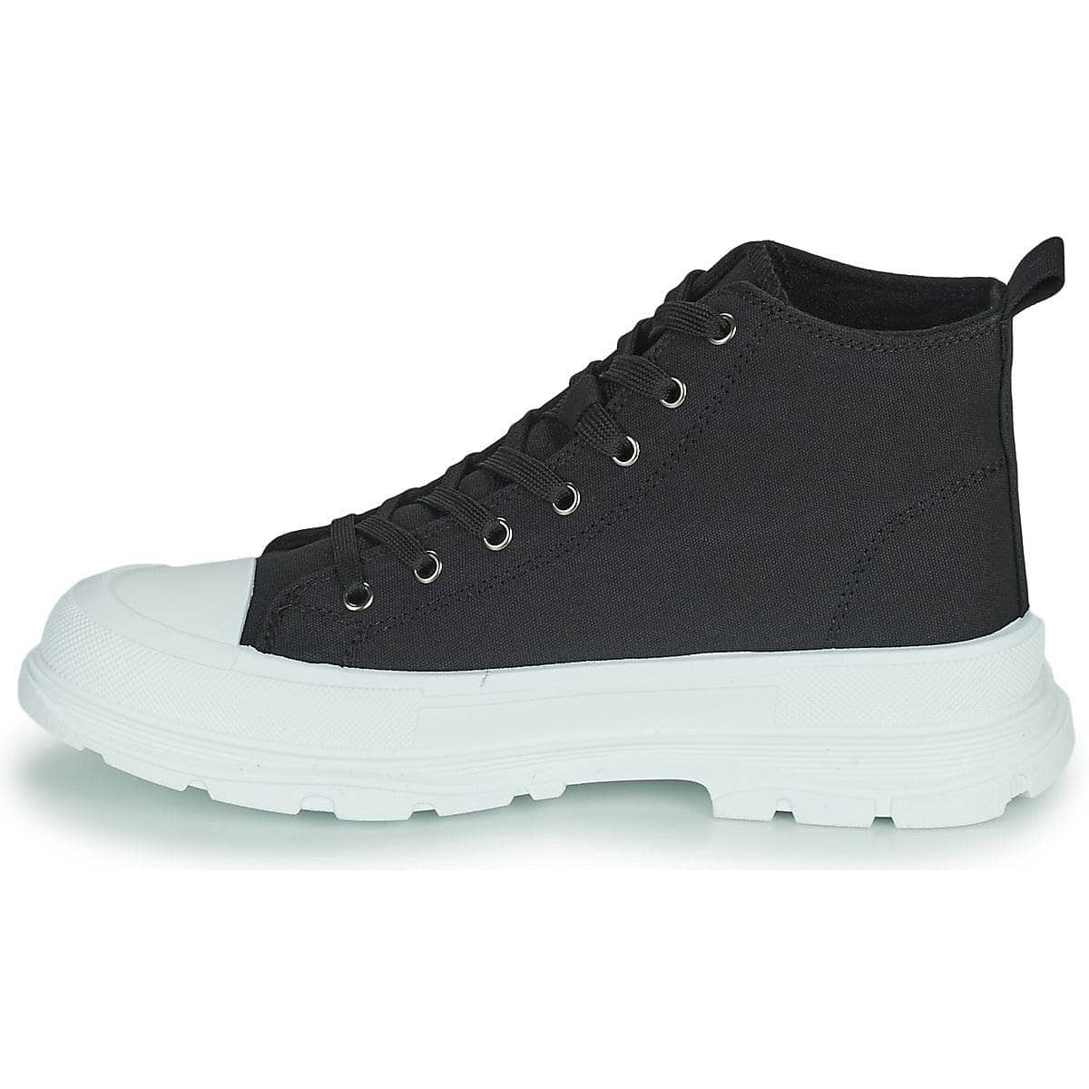 Sneakers alte Donna Moony Mood HIGHER Nero