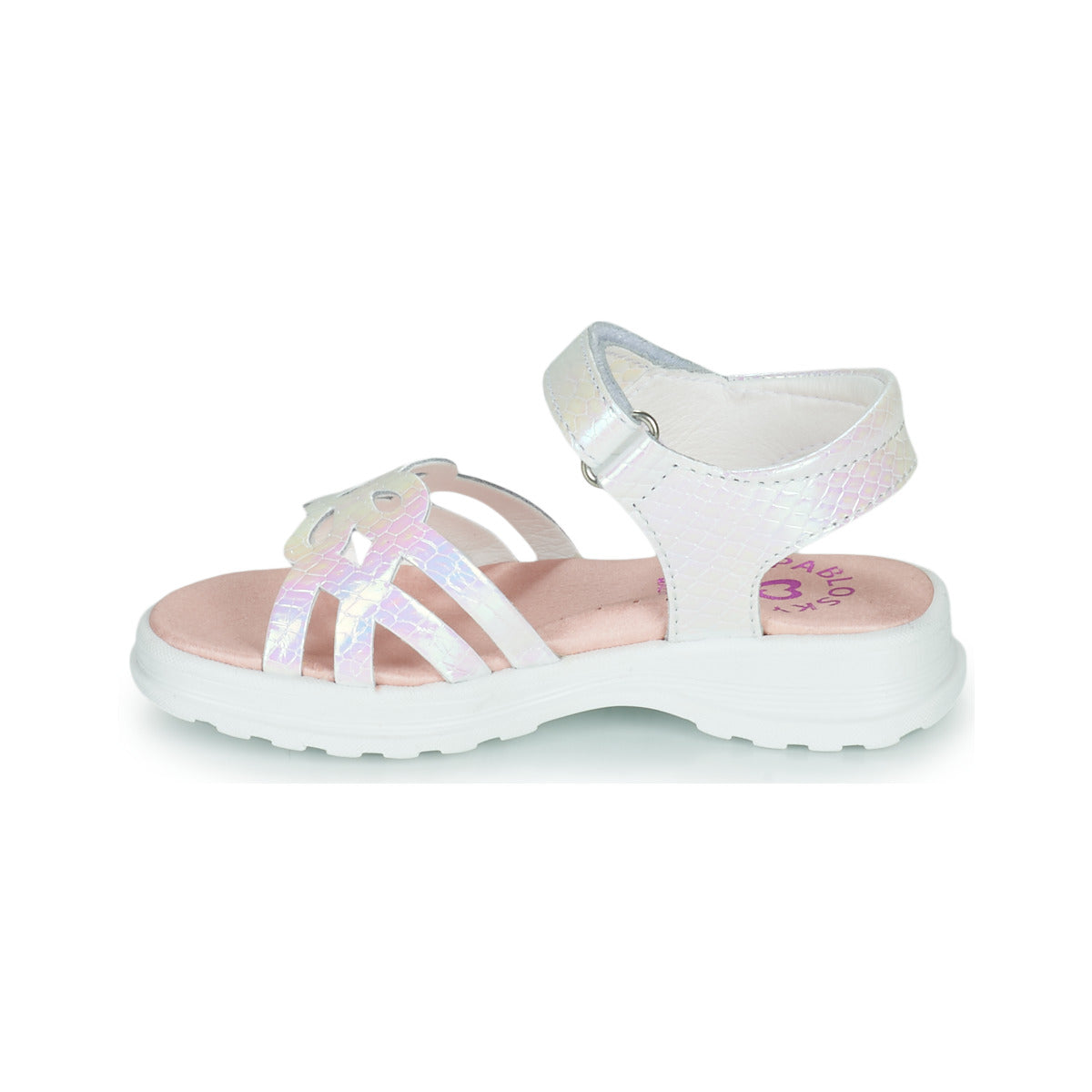 Sandali bambini ragazza Pablosky  TOMATO  Bianco