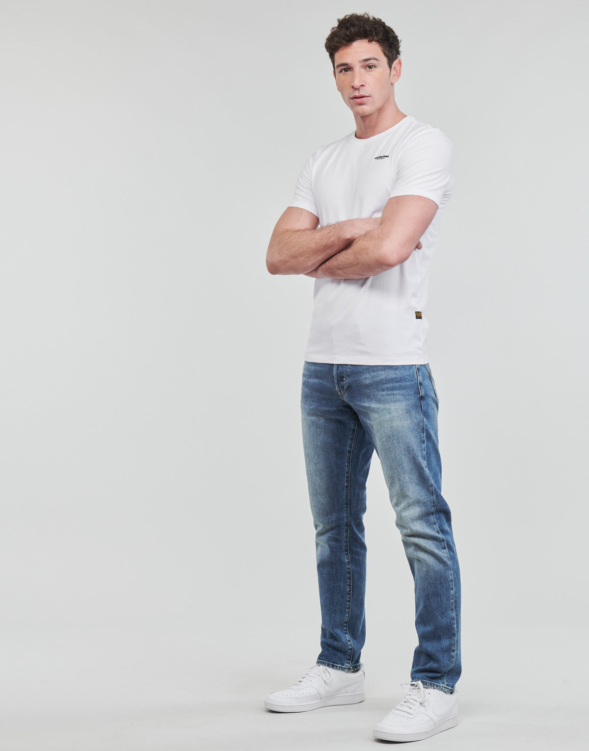 Jeans Tapered Uomo G-Star Raw  3301 straight tapered  Blu