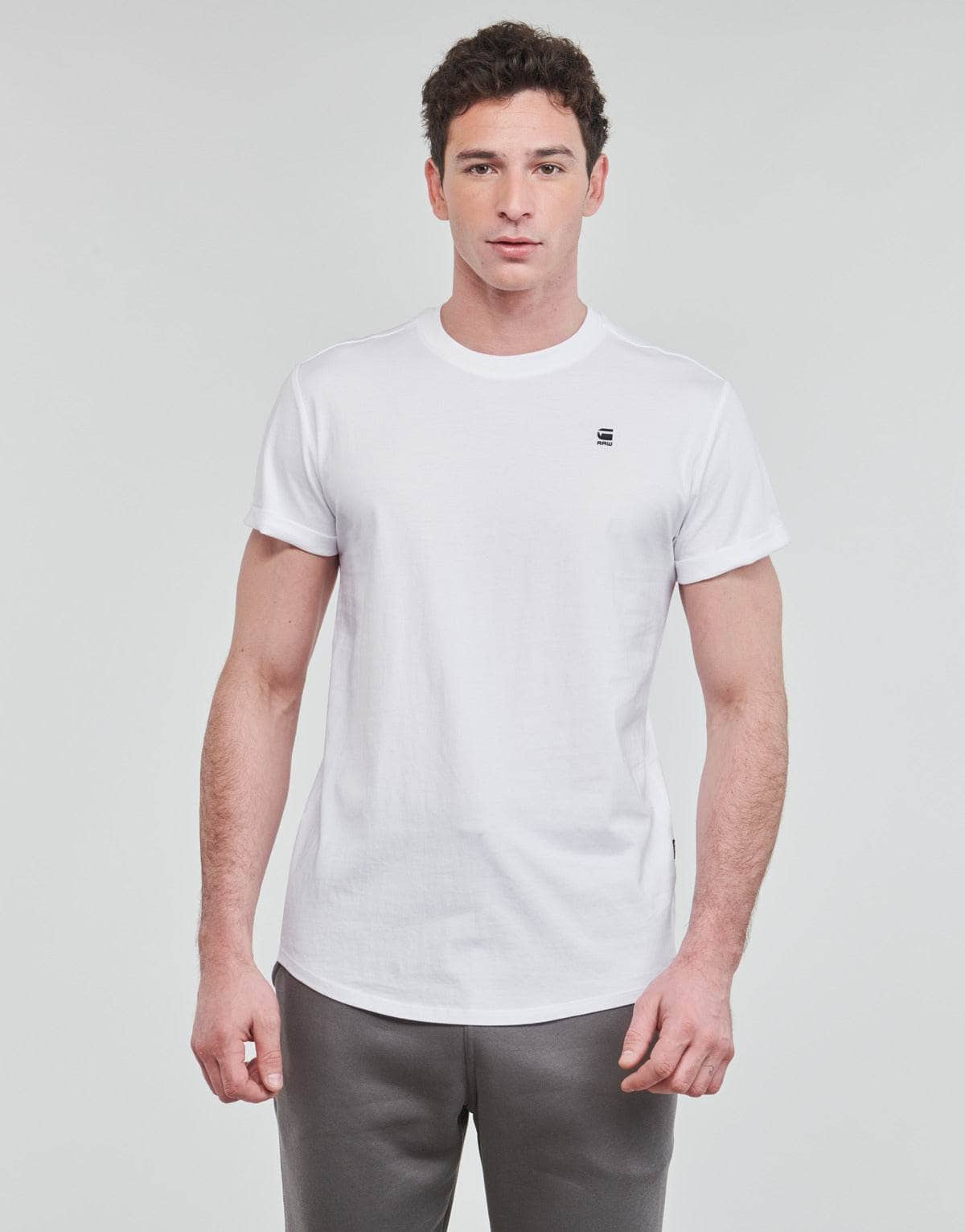 T-shirt Uomo G-Star Raw Lash r t s\s Bianco