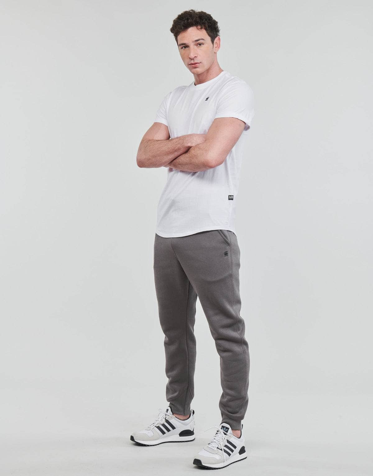 T-shirt Uomo G-Star Raw Lash r t s\s Bianco