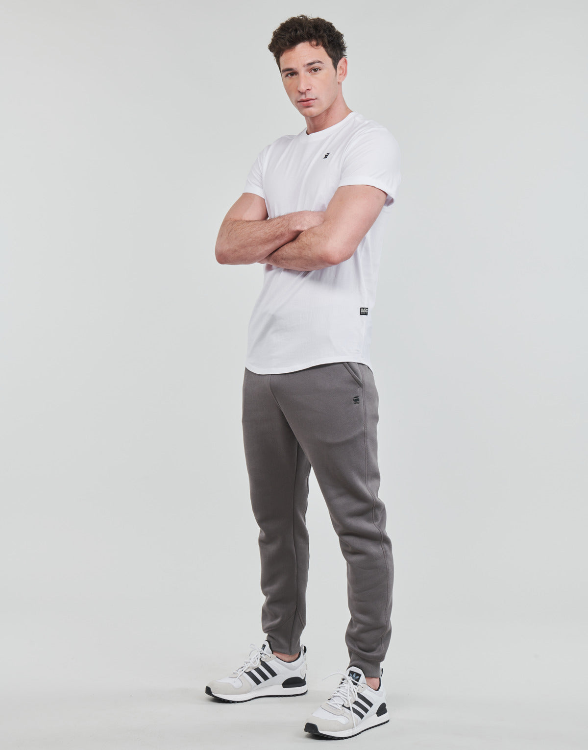 T-shirt Uomo G-Star Raw  Lash r t s\s  Bianco