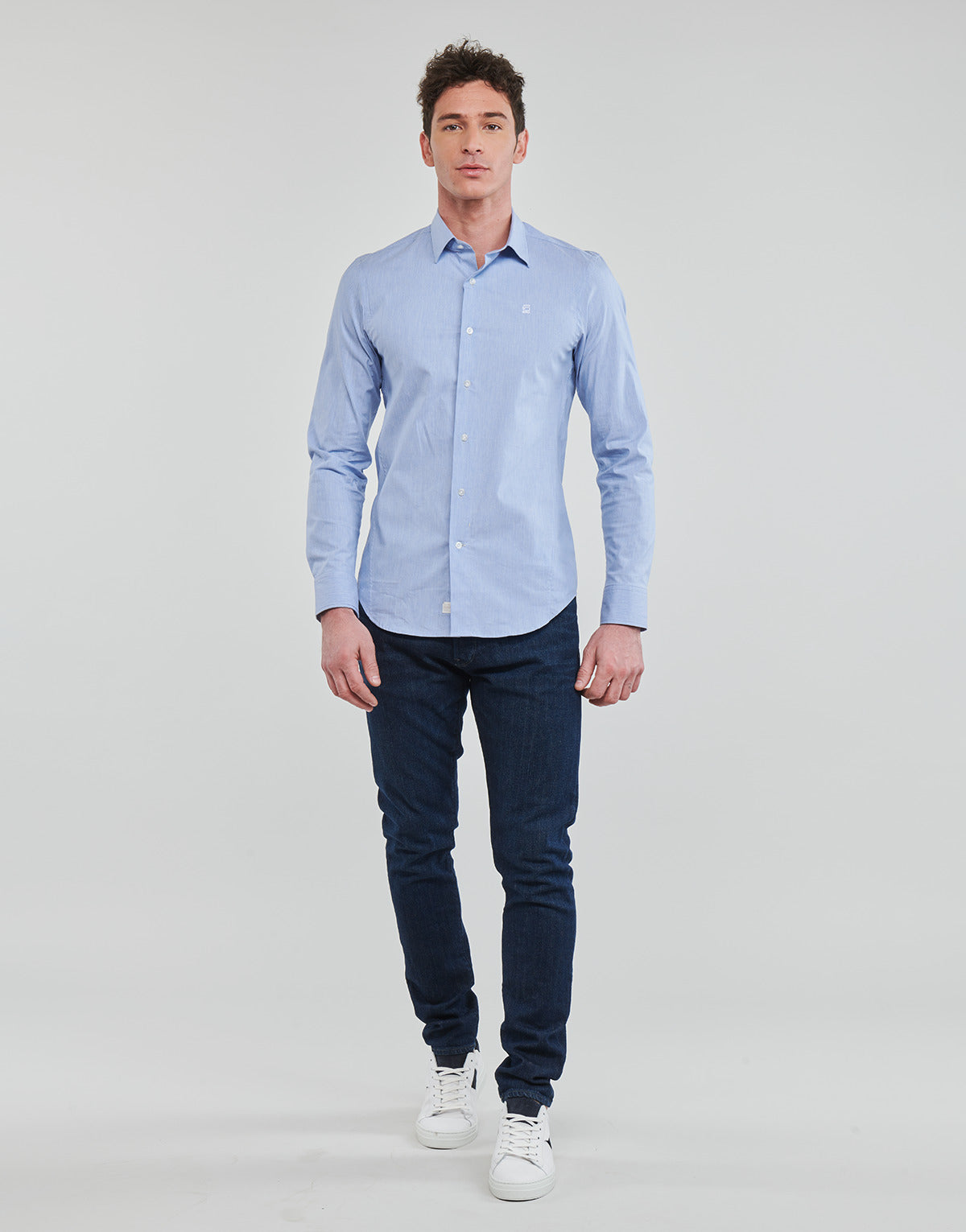Jeans Slim Uomo G-Star Raw 3301 SLIM Blu