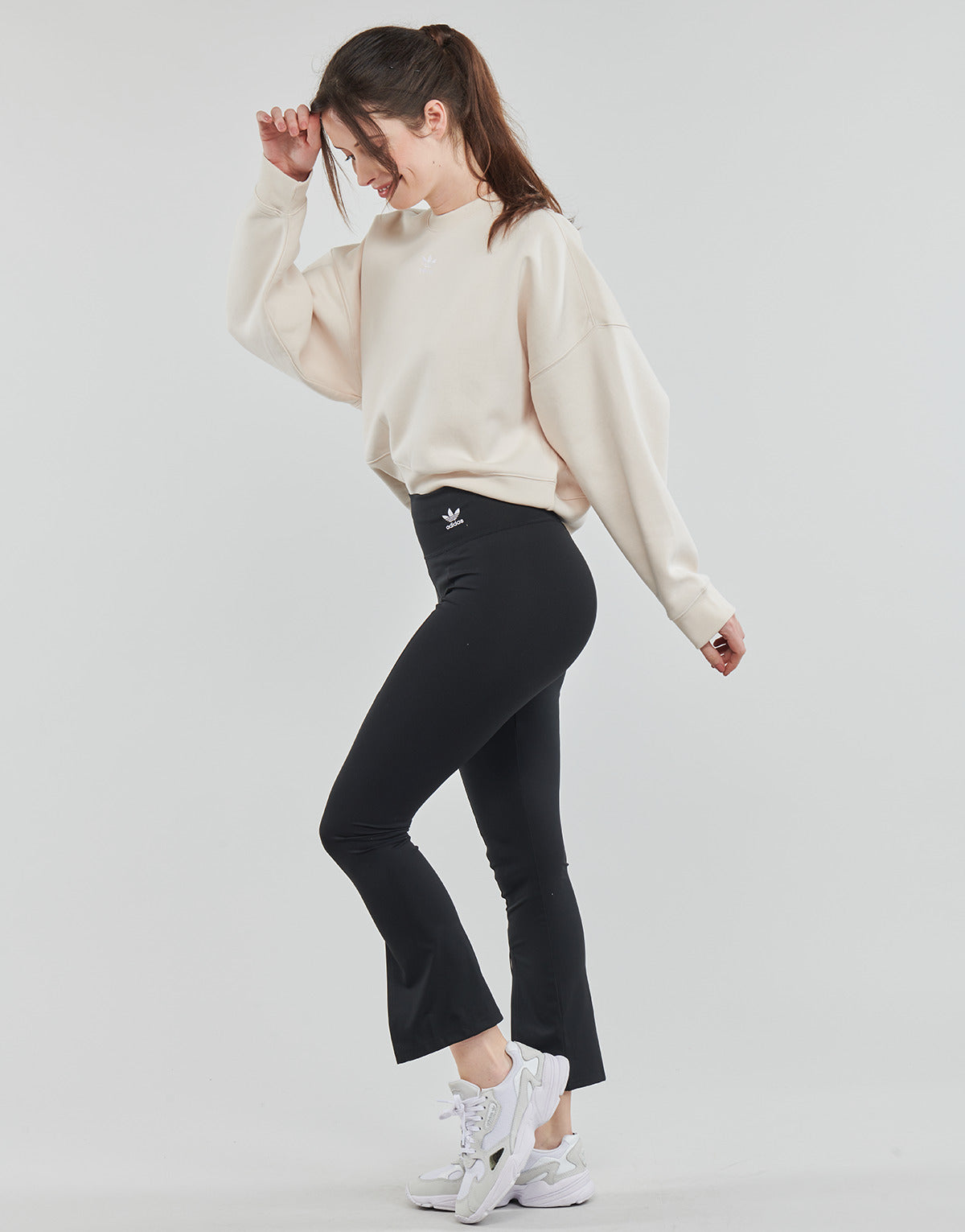 Collant Donna adidas OPEN HEM TIGHTS Nero