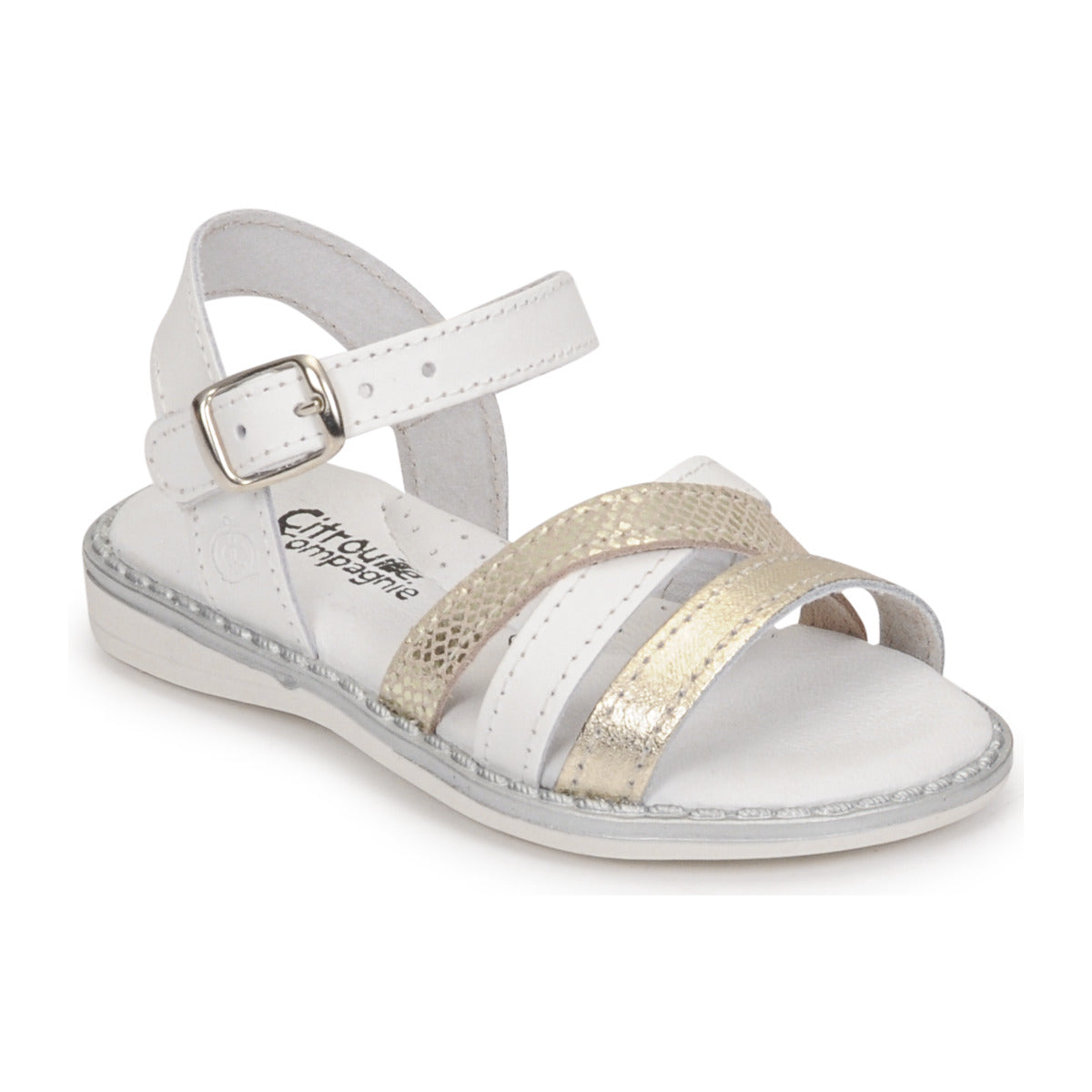 Sandali bambini ragazza Citrouille et Compagnie IZOEGL Bianco
