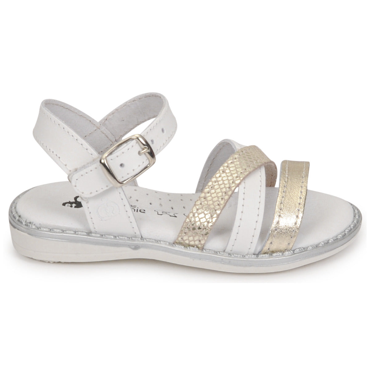 Sandali bambini ragazza Citrouille et Compagnie IZOEGL Bianco
