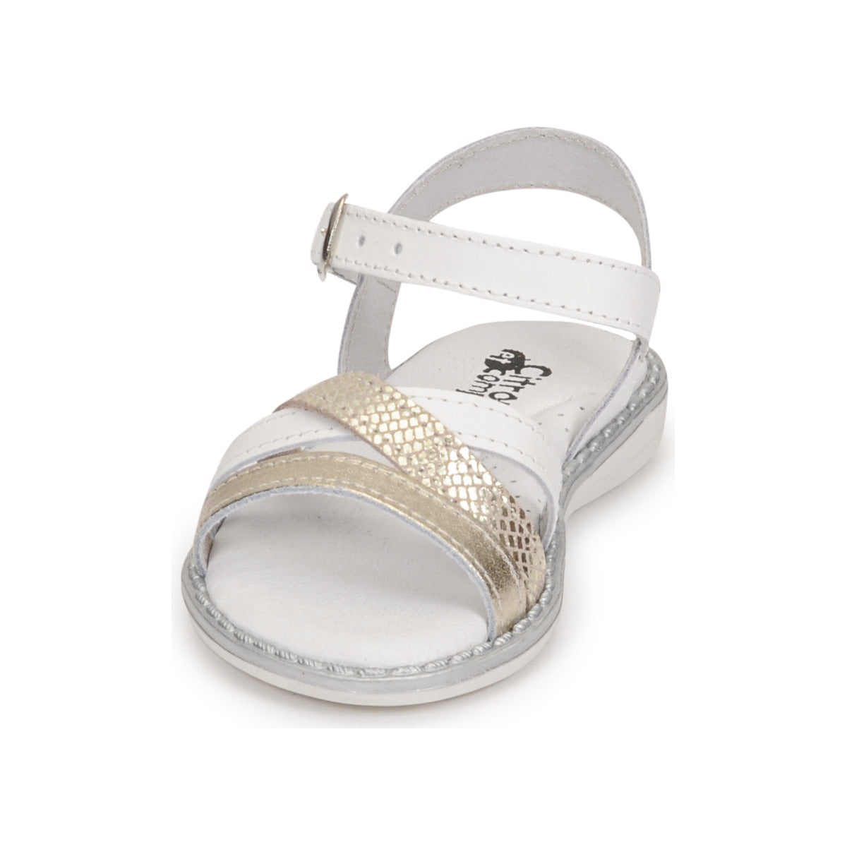 Sandali bambini ragazza Citrouille et Compagnie IZOEGL Bianco