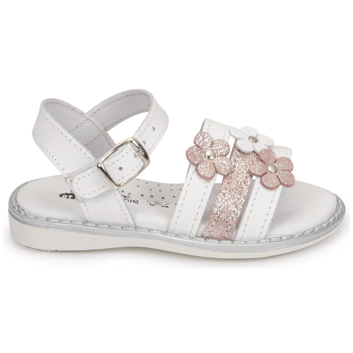 Sandali bambini ragazza Citrouille et Compagnie KATAGUE Bianco