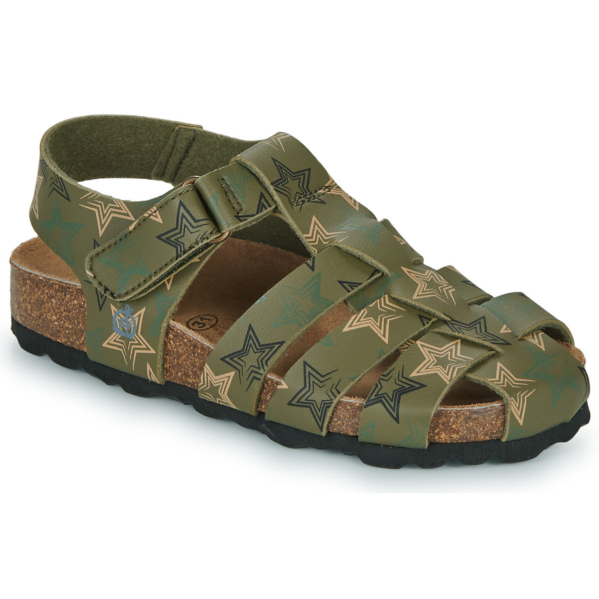 Sandali bassi ragazzo Citrouille et Compagnie  BAMBOCHE  Kaki