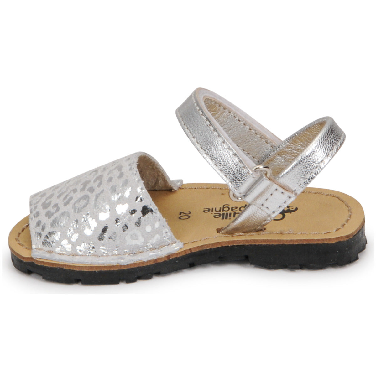 Sandali bambini ragazza Citrouille et Compagnie SQUOUBEL Argento