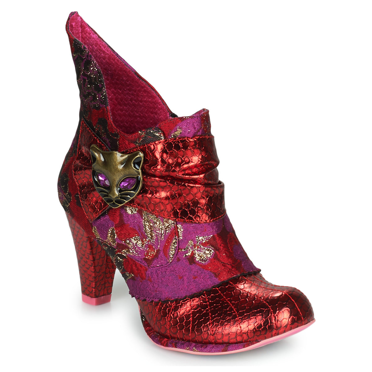 Stivaletti Donna Irregular Choice  Miaow  Rosso