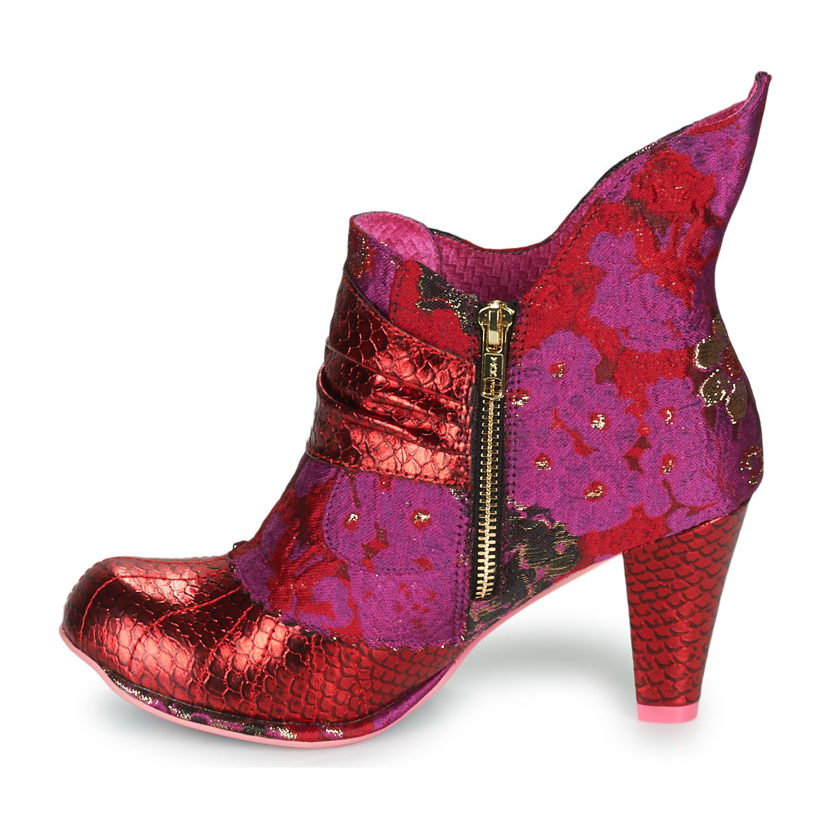 Stivaletti Donna Irregular Choice  Miaow  Rosso