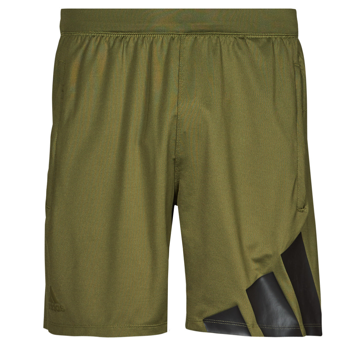 Pantaloni corti Uomo adidas 4K 3 BAR SHORT Kaki