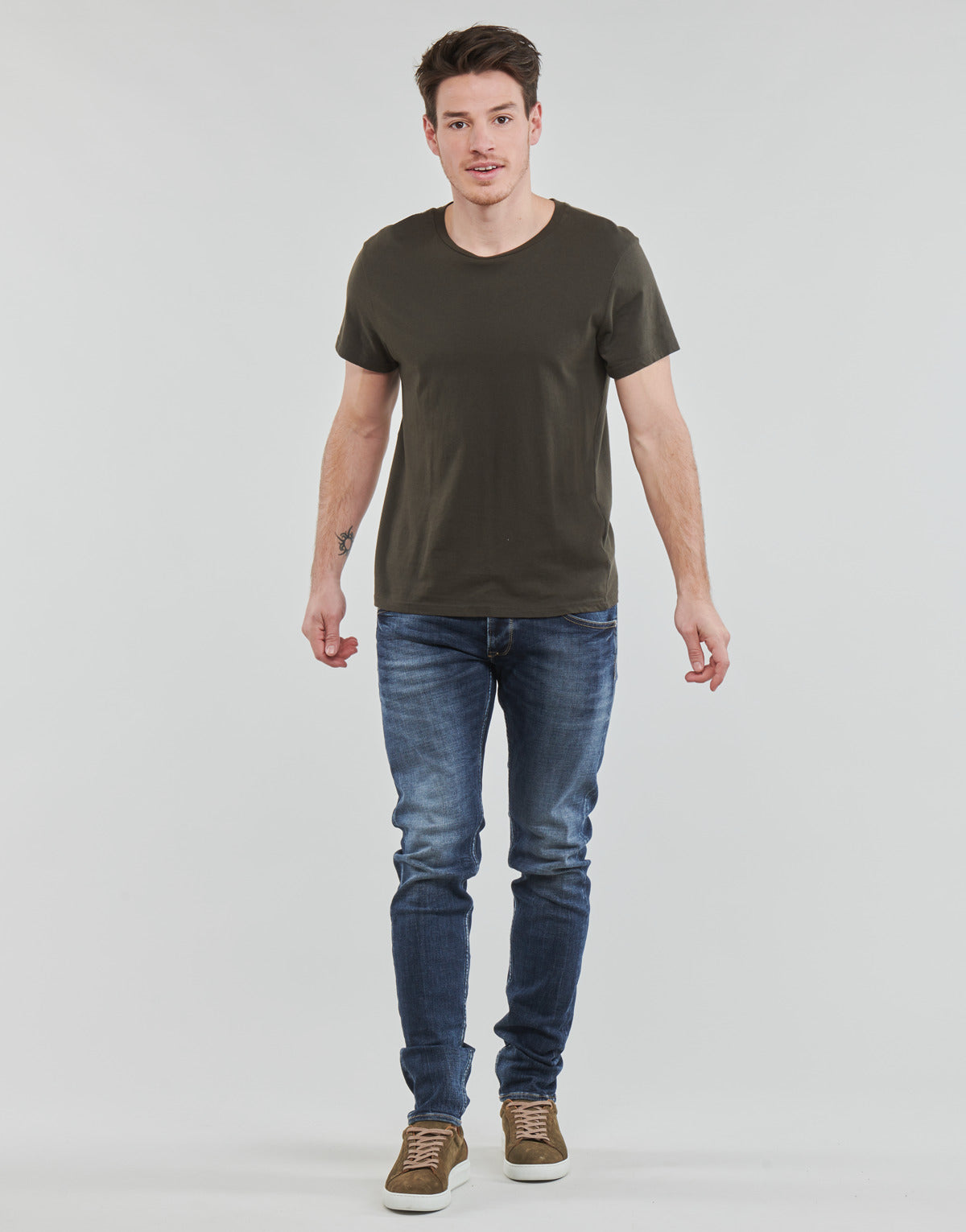 Jeans Slim Uomo Le Temps des Cerises 711 Blu