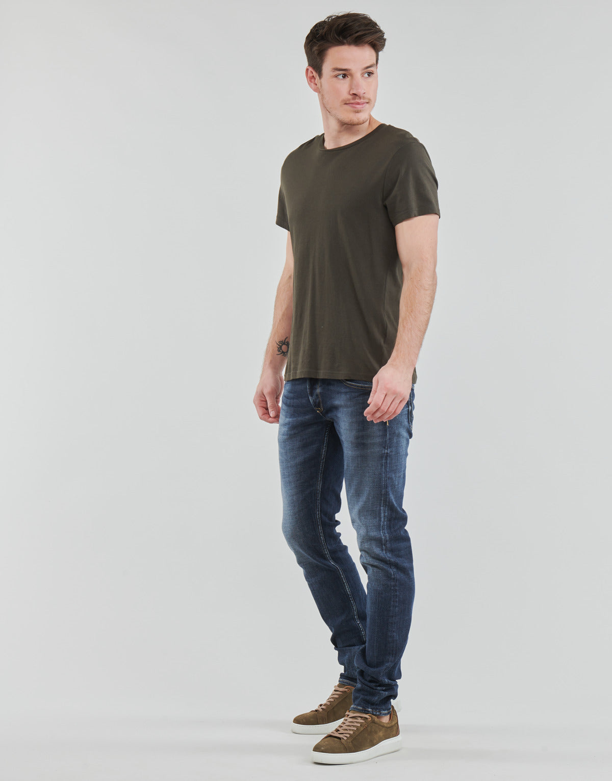 Jeans Slim Uomo Le Temps des Cerises  711  Blu