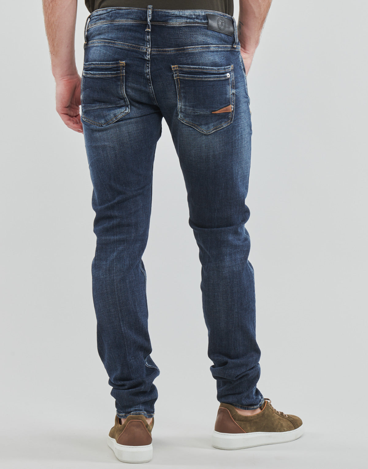 Jeans Slim Uomo Le Temps des Cerises  711  Blu