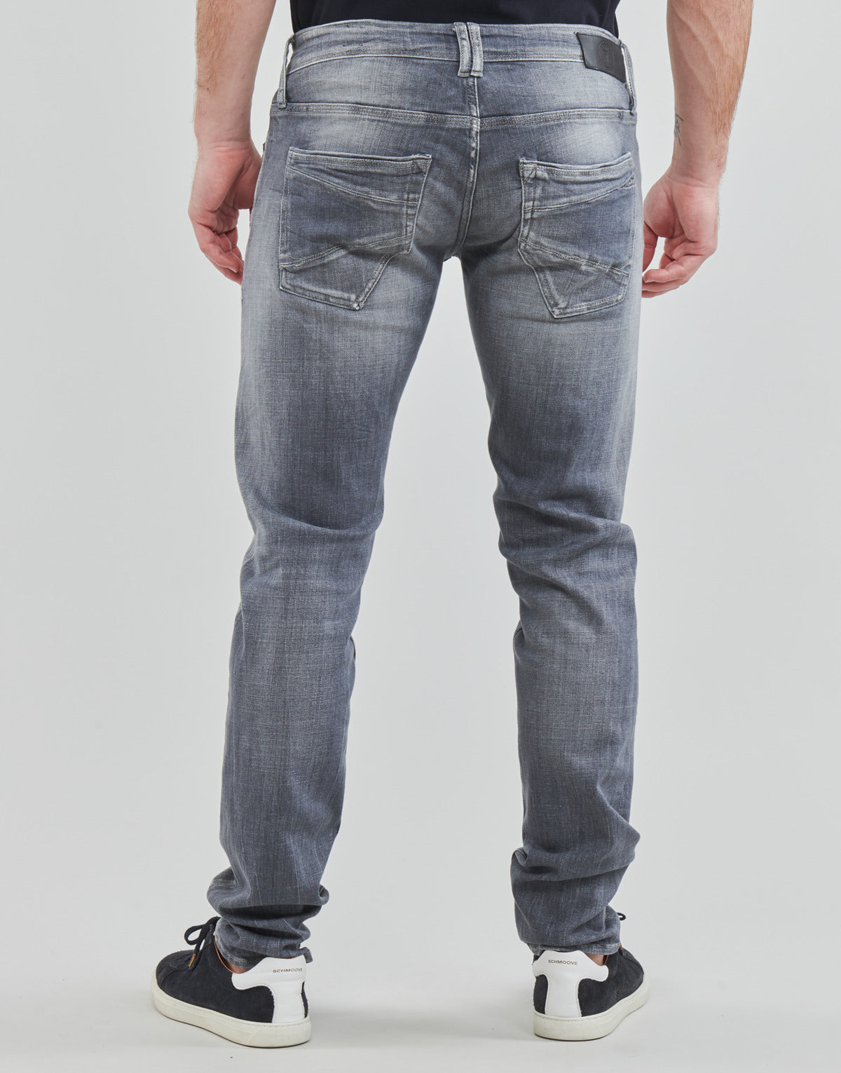 Jeans Slim Uomo Le Temps des Cerises  711 BASIC  Grigio