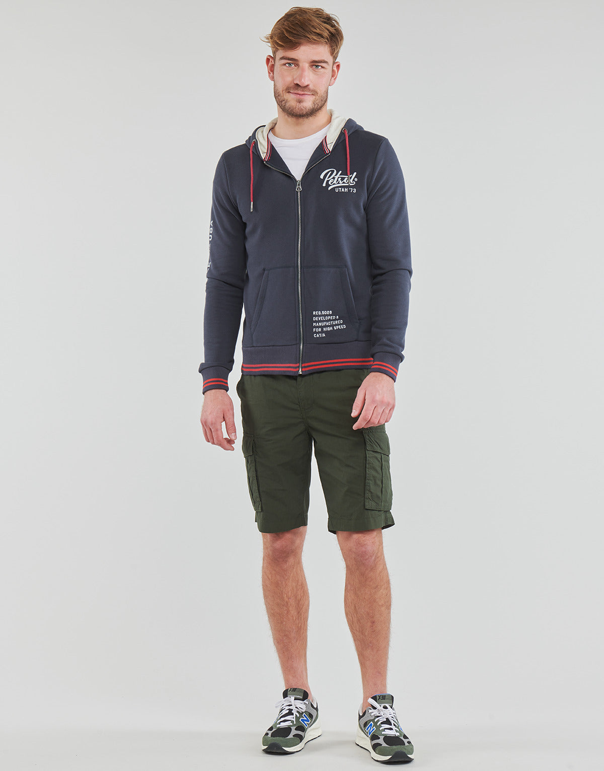 Pantaloni corti Uomo Petrol Industries Shorts Cargo Kaki