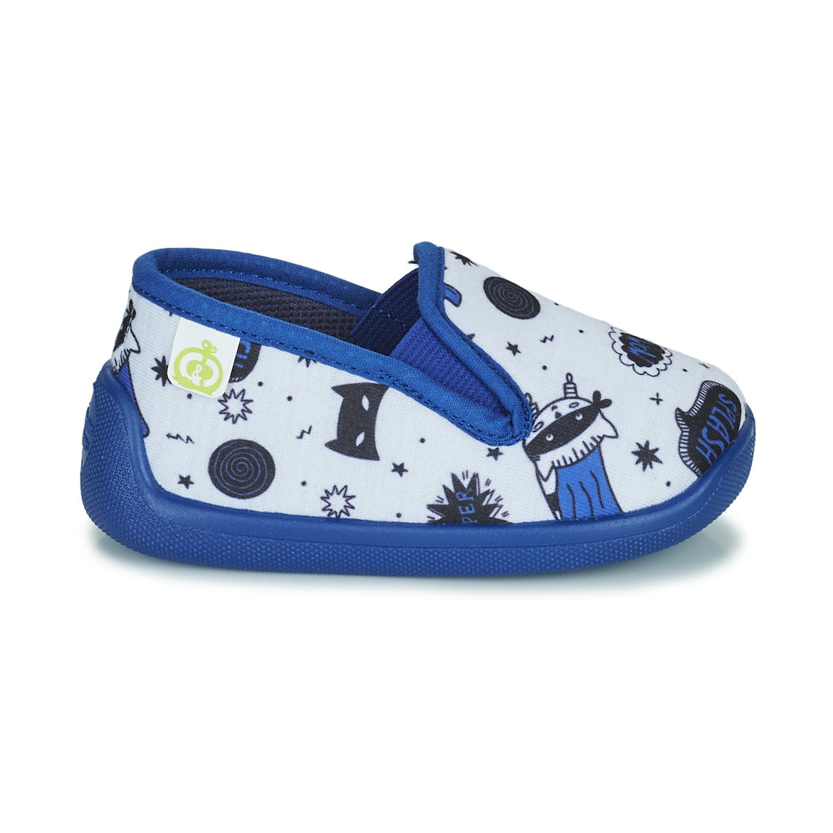 Pantofole bambini ragazzo Citrouille et Compagnie MALINOU Grigio