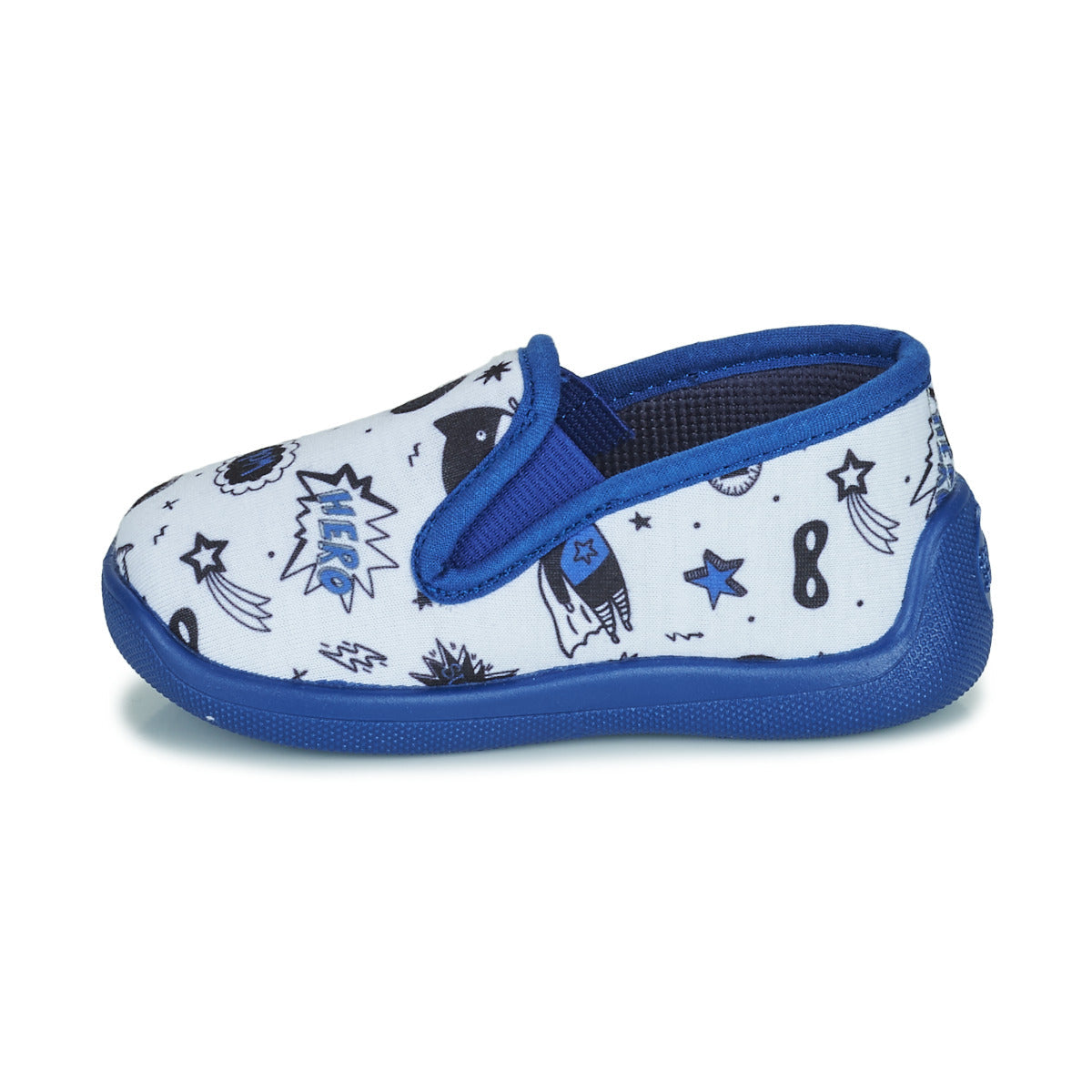 Pantofole bambini ragazzo Citrouille et Compagnie MALINOU Grigio