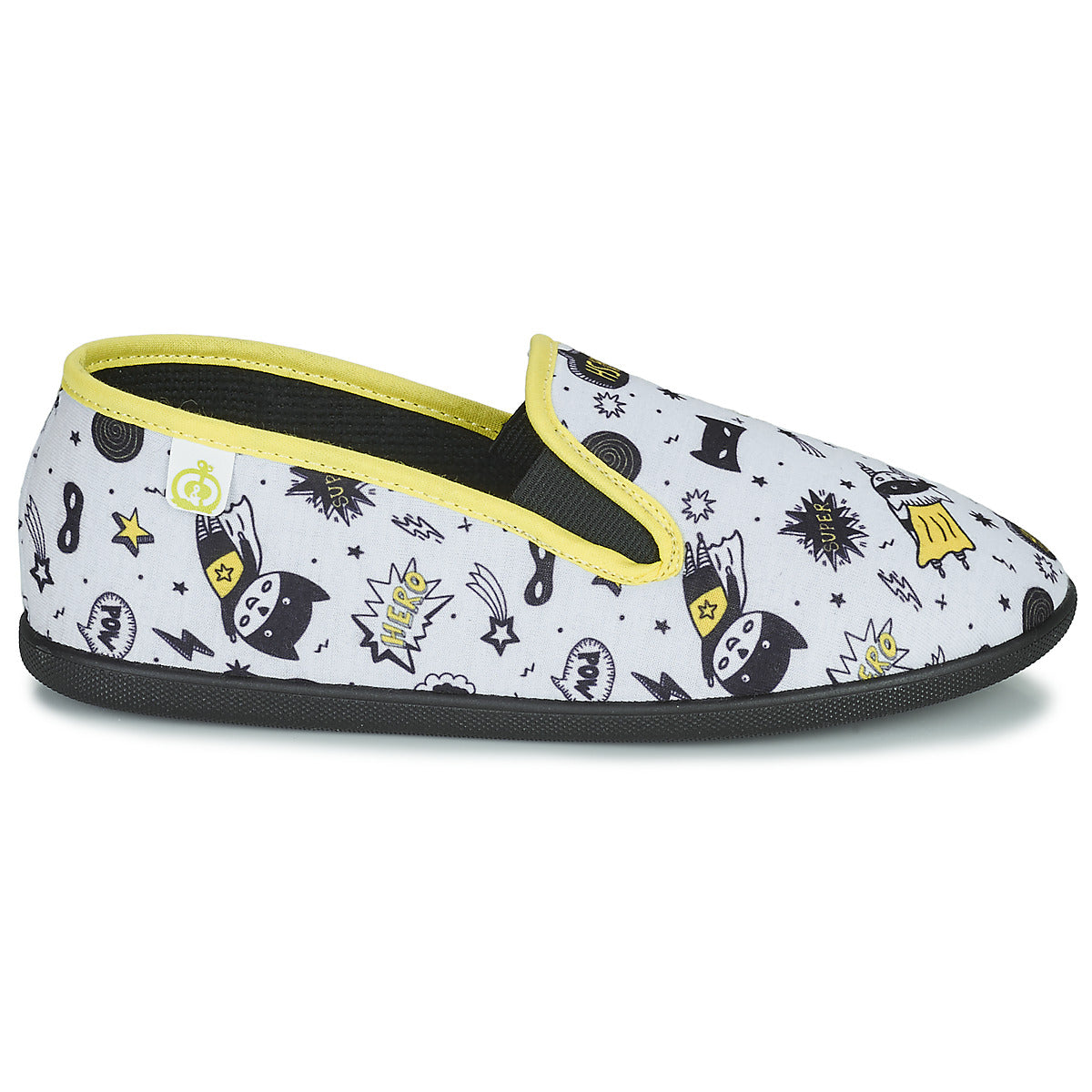 Pantofole bambini ragazzo Citrouille et Compagnie MALINOU Grigio