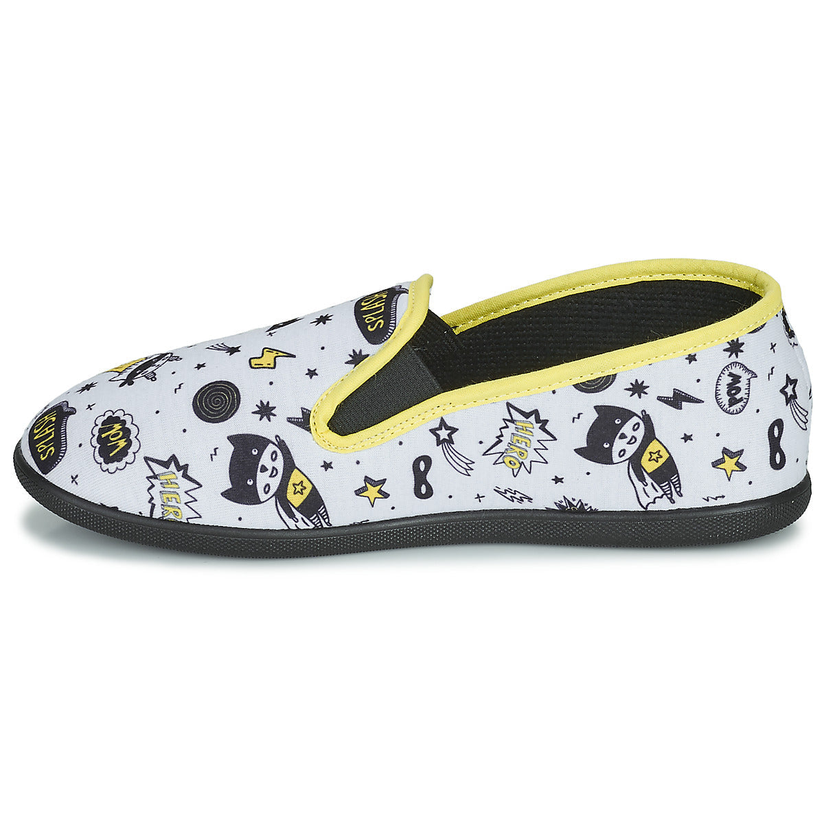 Pantofole bambini ragazzo Citrouille et Compagnie MALINOU Grigio