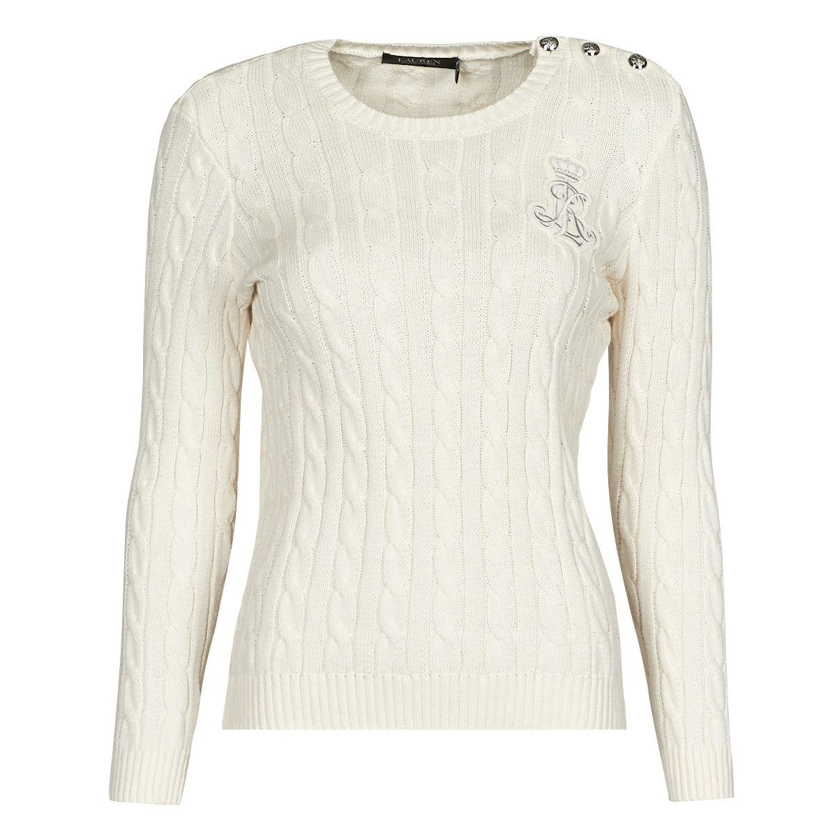 Maglione Donna Lauren Ralph Lauren  MONTIVA-LONG SLEEVE-PULLOVER  Beige