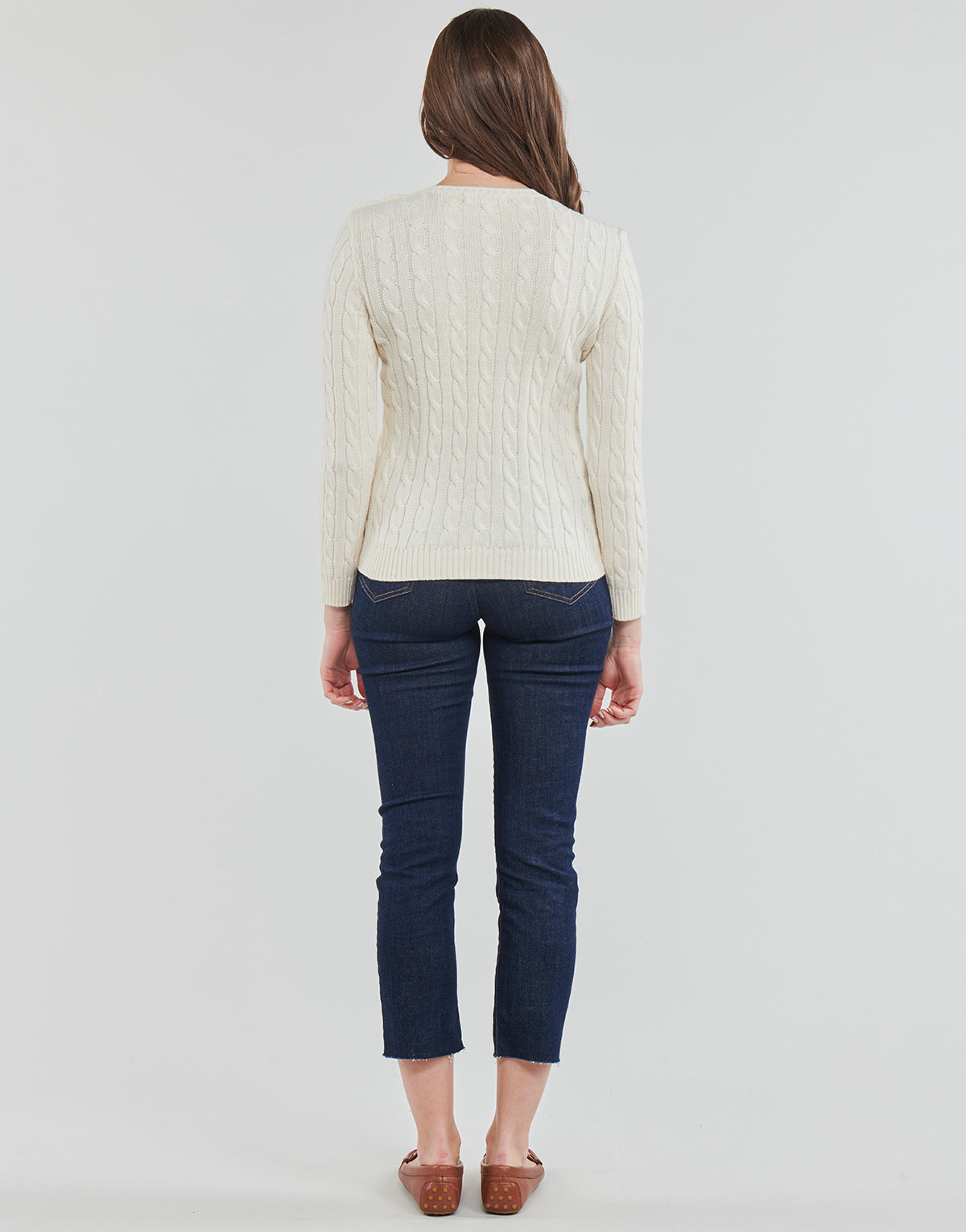 Maglione Donna Lauren Ralph Lauren  MONTIVA-LONG SLEEVE-PULLOVER  Beige