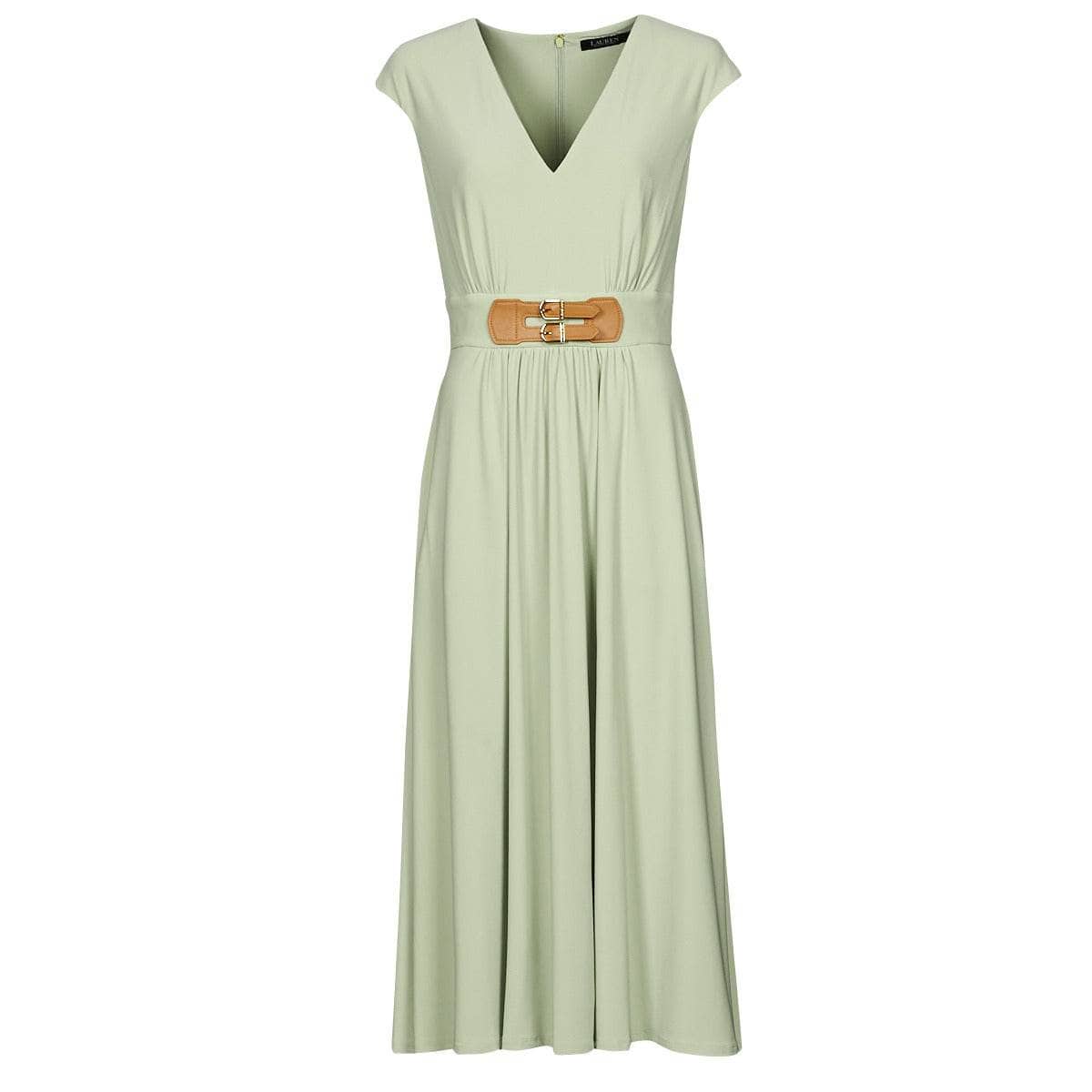 Abito lungo Donna Lauren Ralph Lauren VATRIZIA-SHORT SLEEVE-DAY DRESS Verde