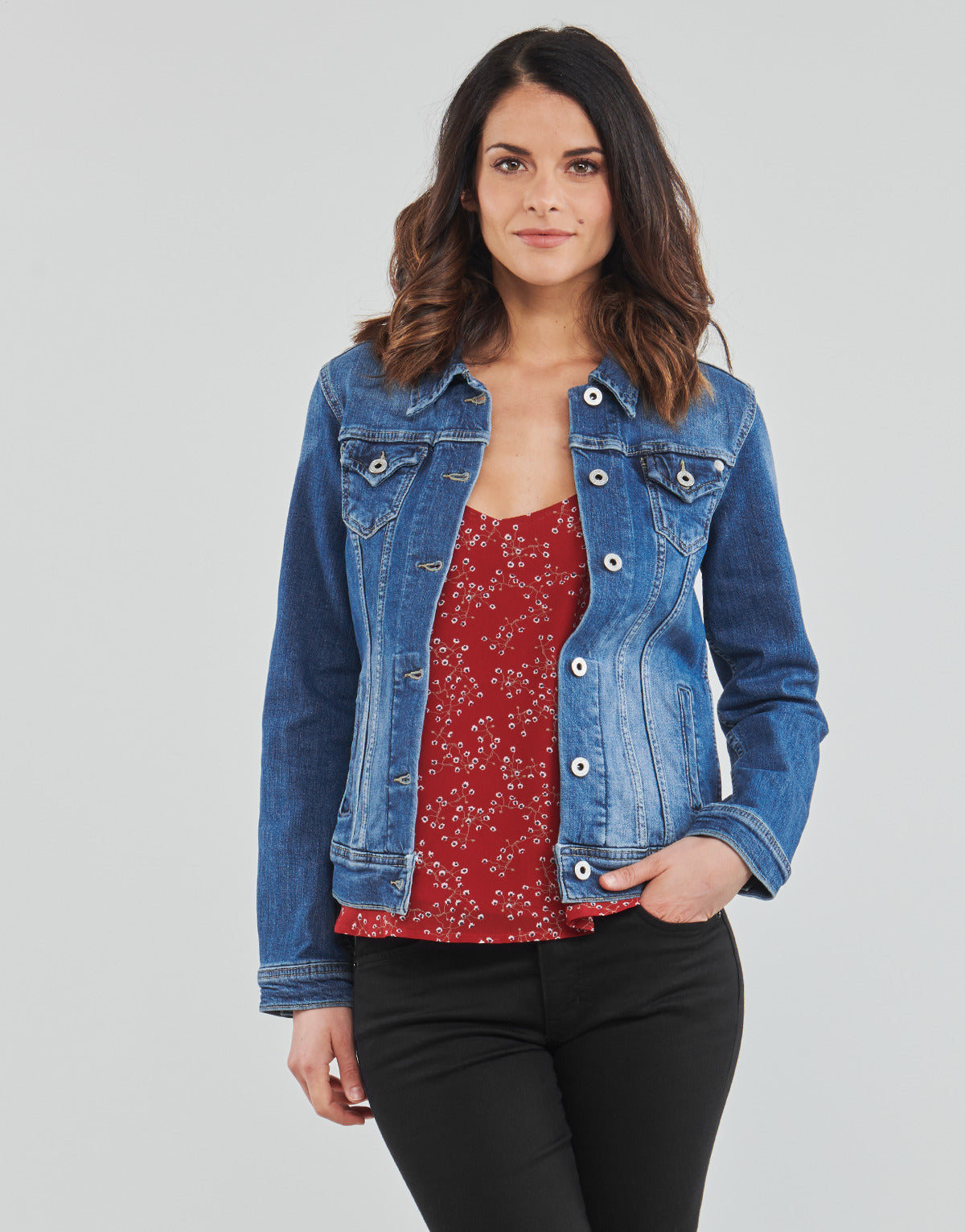 Giacca in jeans Donna Pepe jeans THRIFT Blu