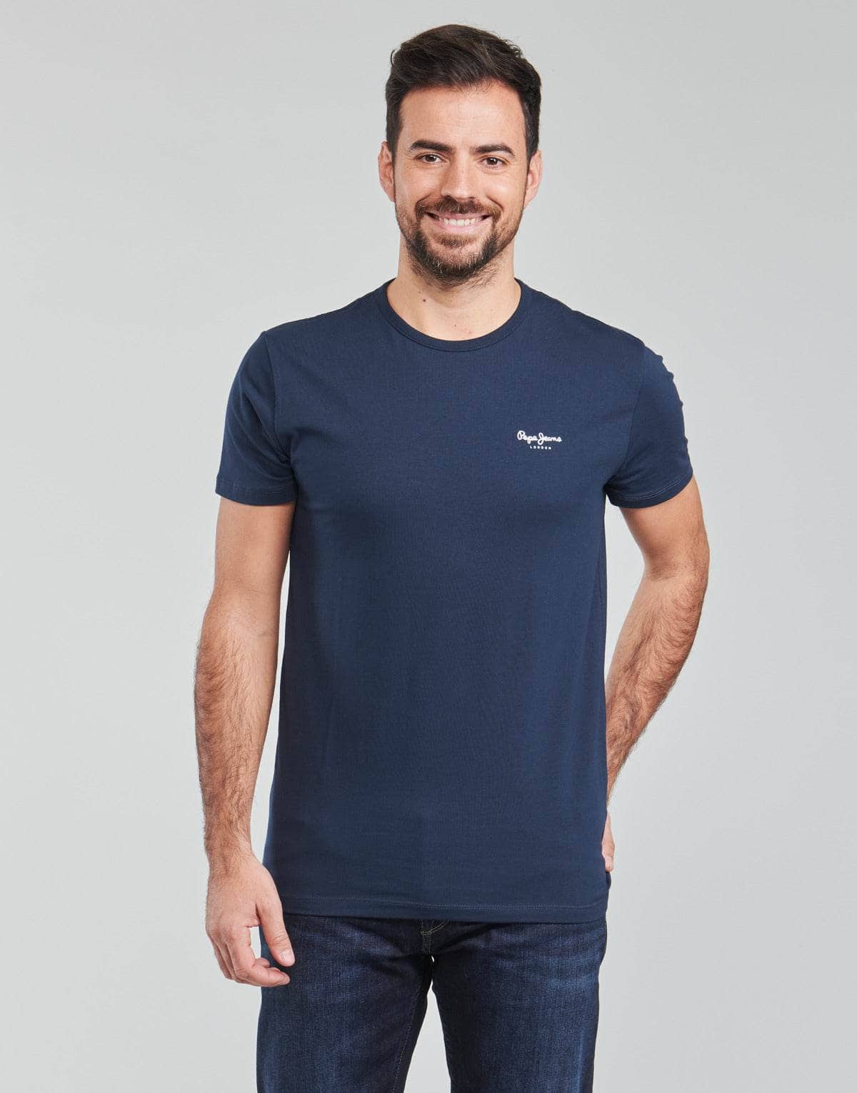 T-shirt Uomo Pepe jeans ORIGINAL BASIC NOS Blu