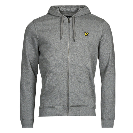 Felpa Uomo Lyle & Scott Zip Through Hoodie Grigio