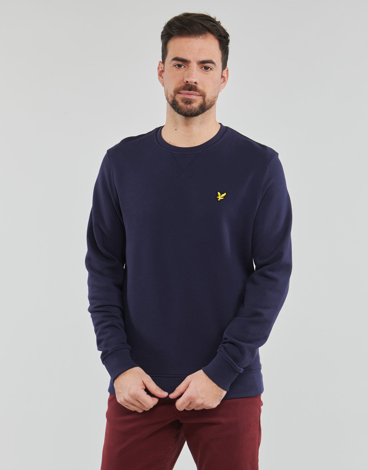 Felpa Uomo Lyle & Scott  Crew Neck Sweatshirt  Blu