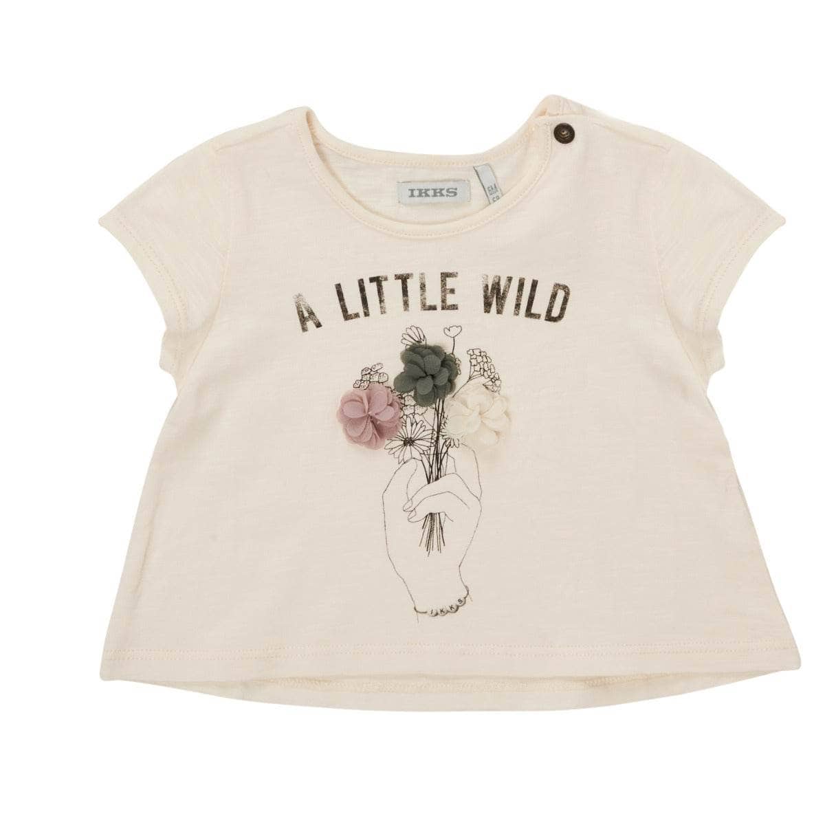 T-shirt ragazza Ikks EBARMAT Bianco