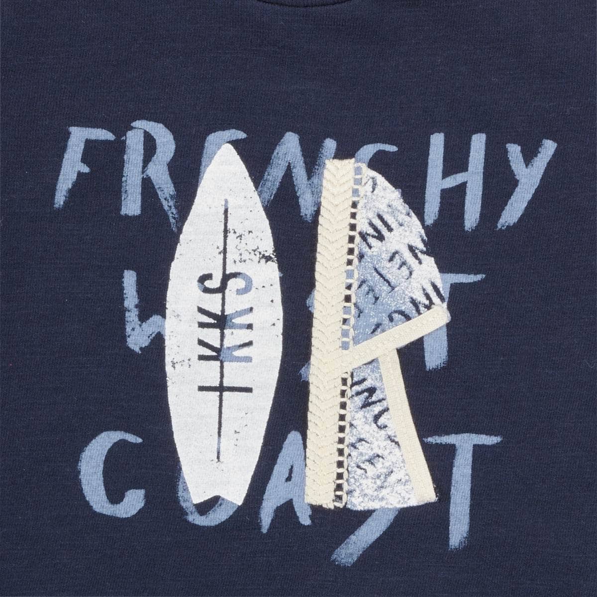 T-shirt ragazzo Ikks ECHARPANT Blu