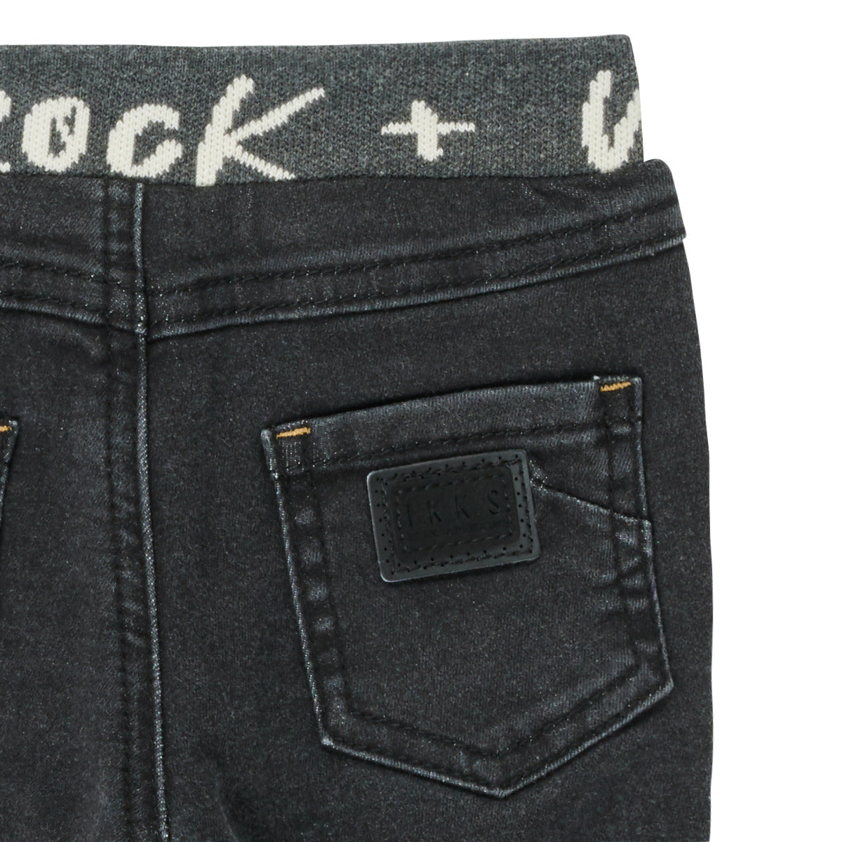 Jeans ragazzo Ikks ECHOGRAPHISE Nero