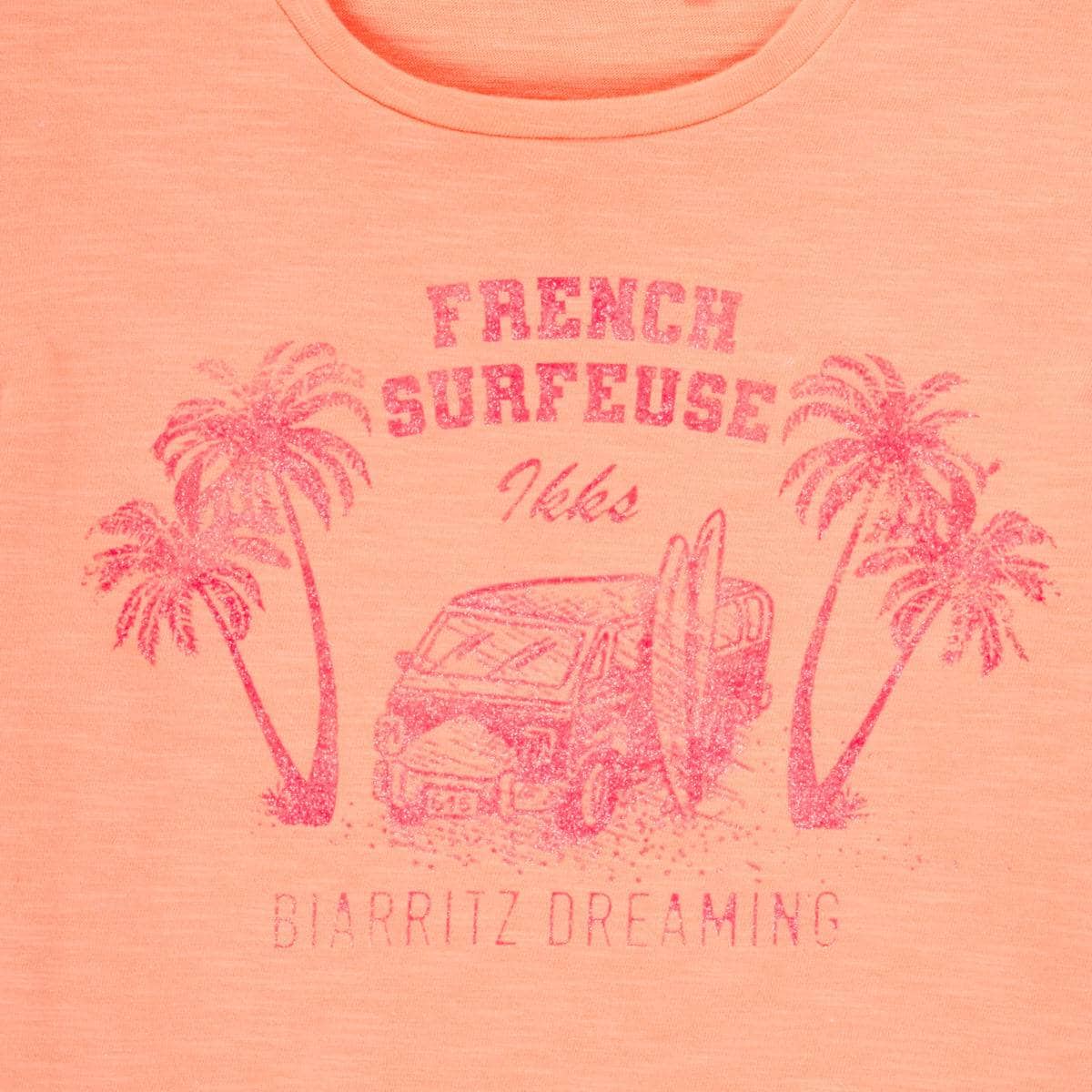 T-shirt ragazza Ikks ECLATOS Arancio