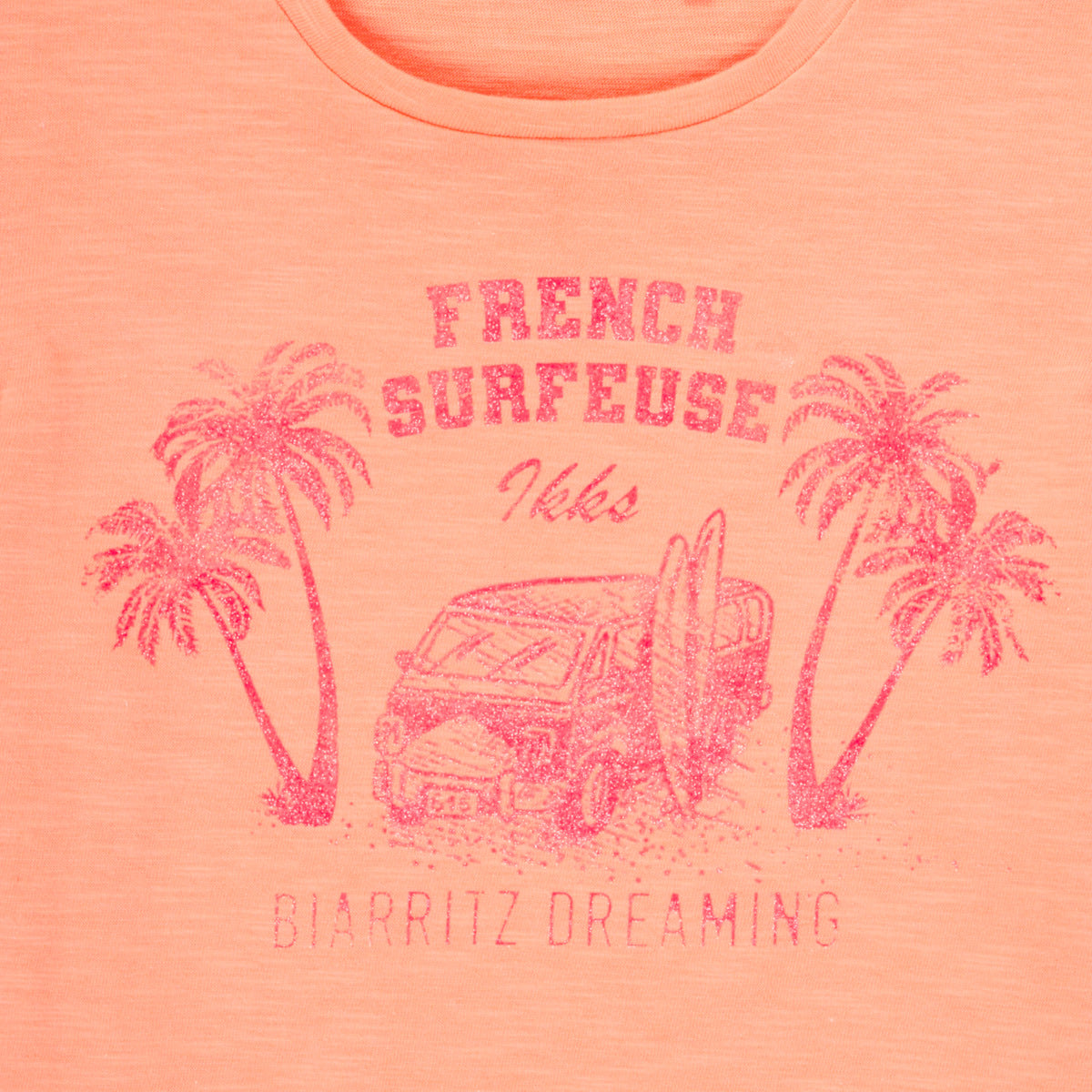 T-shirt ragazza Ikks  ECLATOS  Arancio