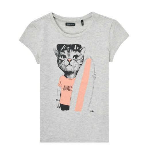T-shirt ragazza Ikks ECODU Grigio