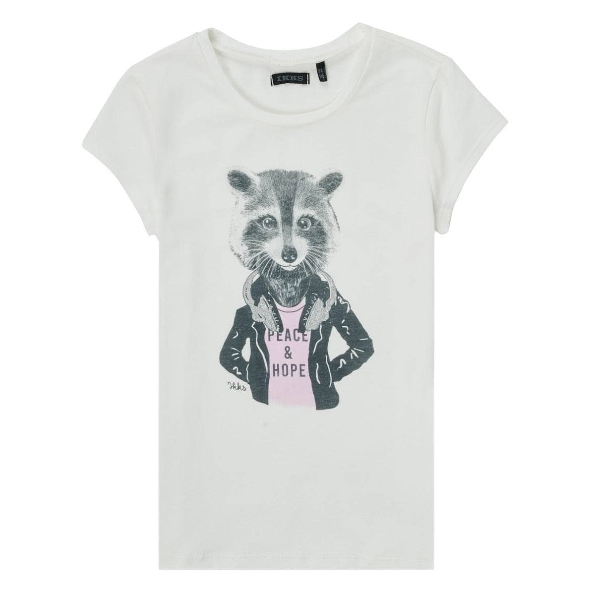 T-shirt ragazza Ikks ECOSI Bianco