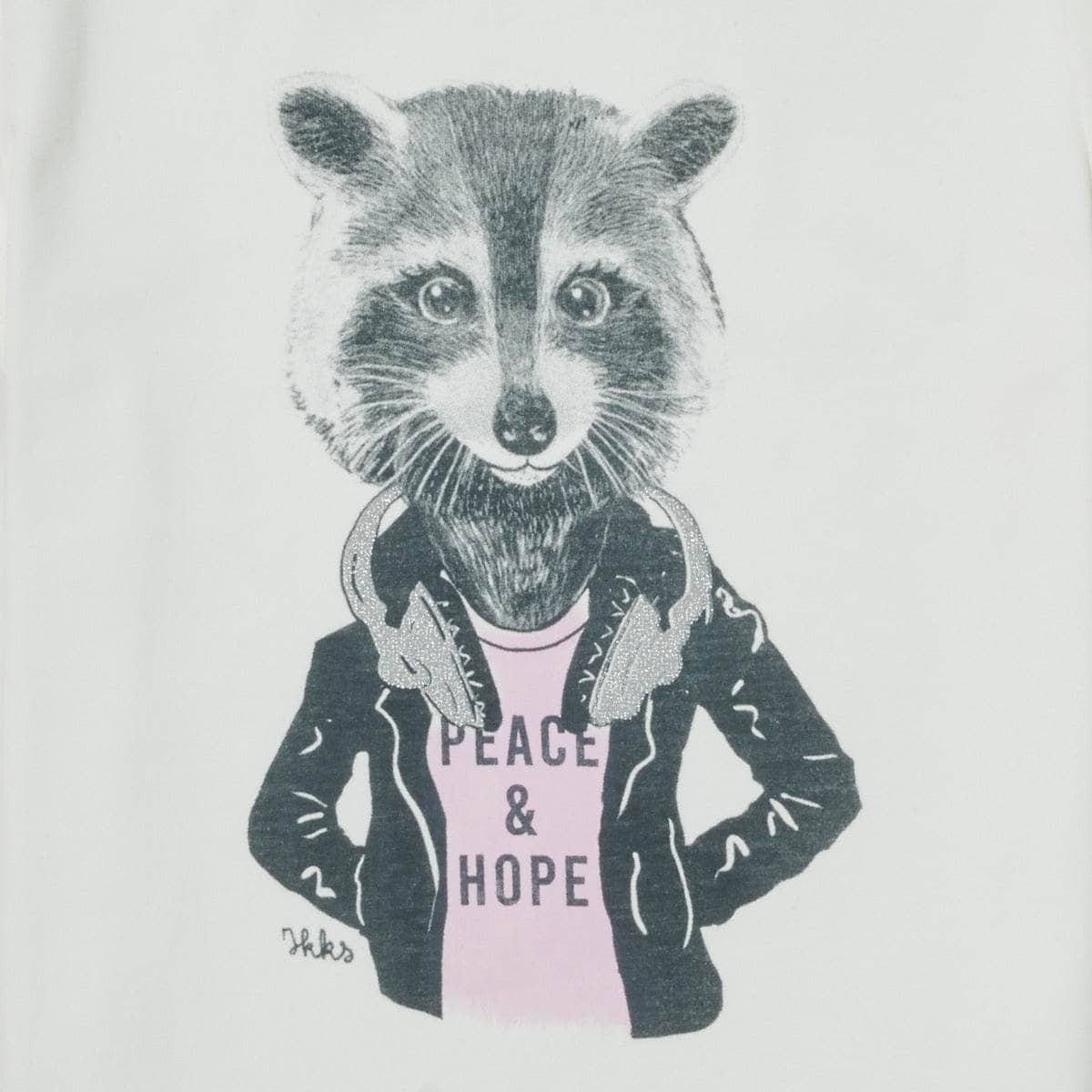 T-shirt ragazza Ikks ECOSI Bianco