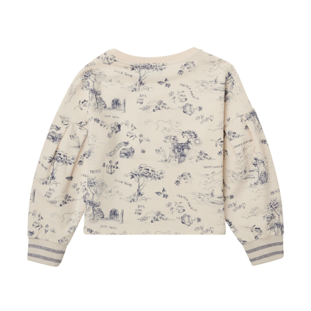 Felpa ragazza Ikks ECOURAMISE Multicolore