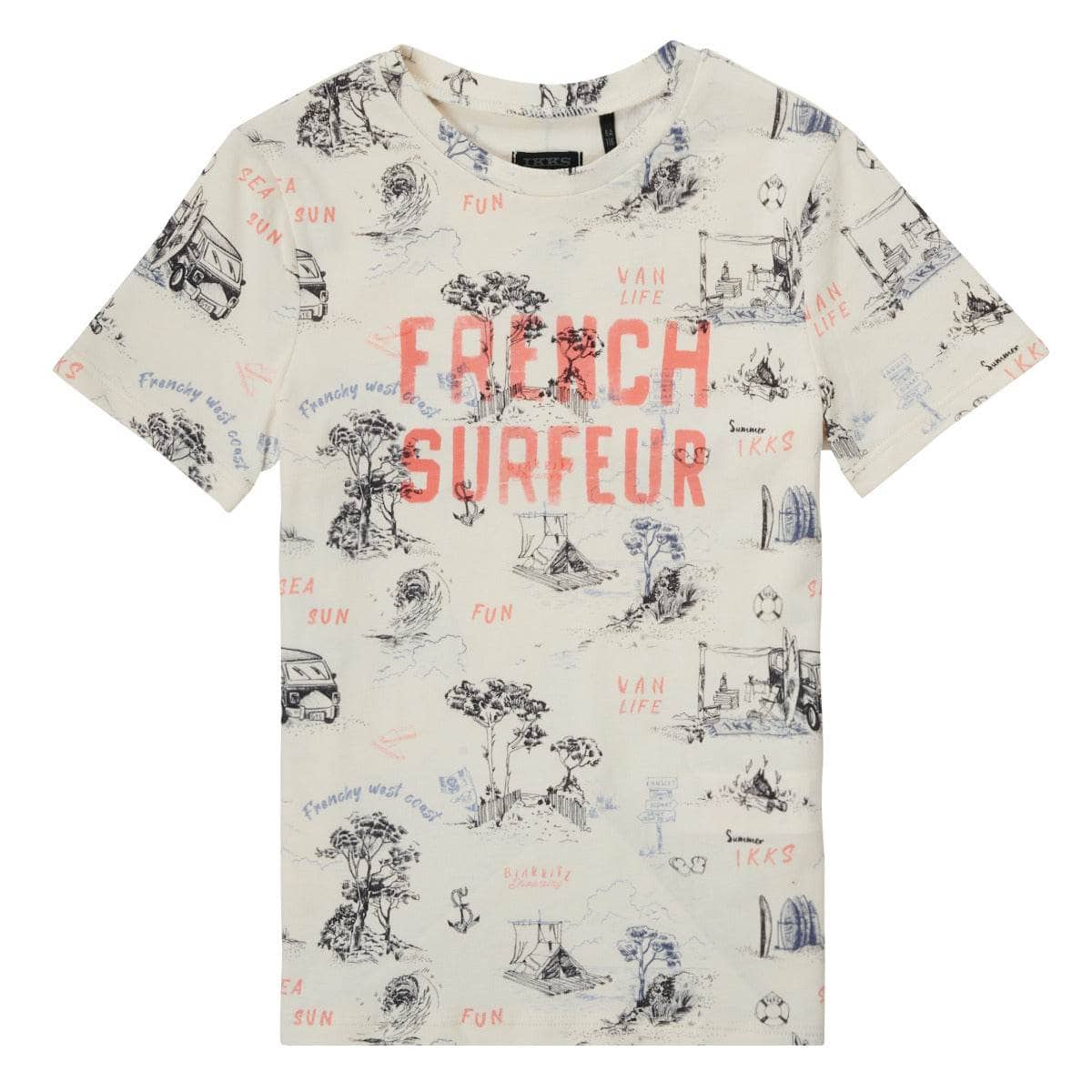 T-shirt ragazzo Ikks JOUETTA Multicolore