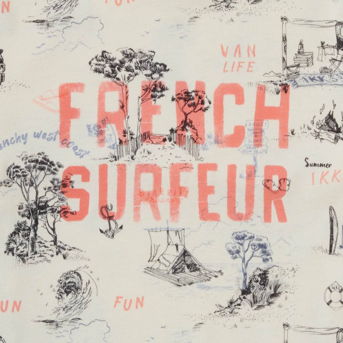 T-shirt ragazzo Ikks JOUETTA Multicolore