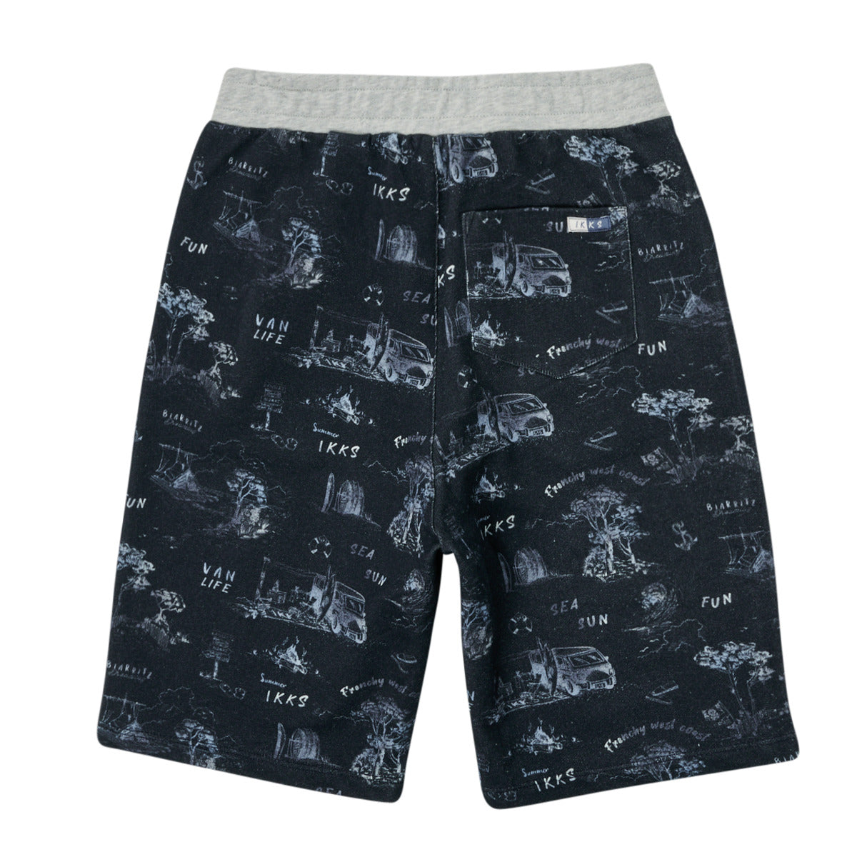 Pantaloni corti ragazzo Ikks JARNAUX Blu