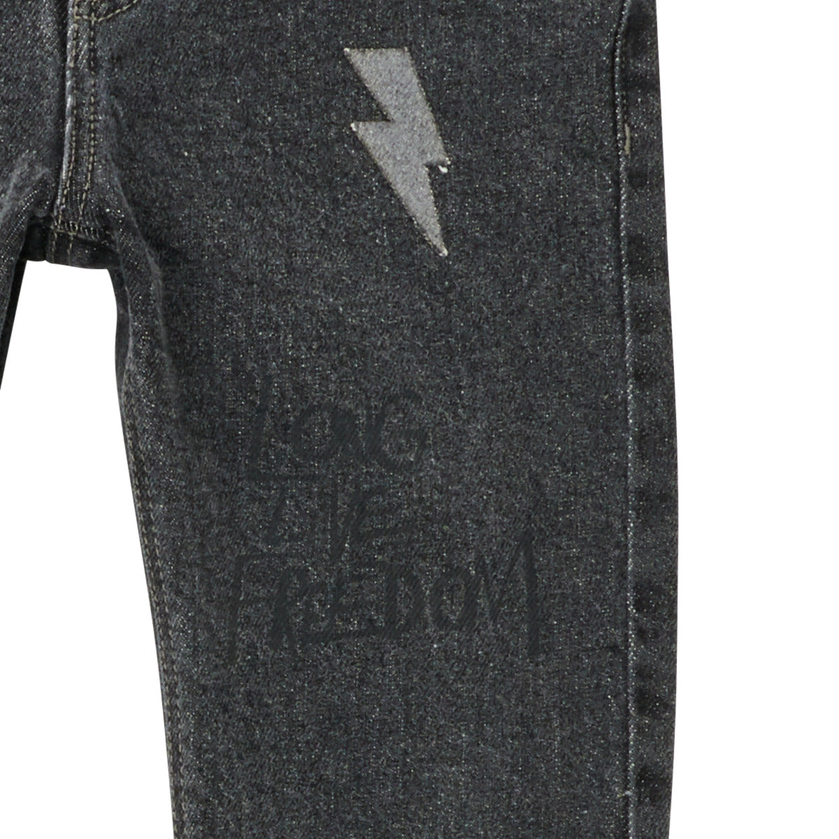 Jeans Slim ragazzo Ikks POCHETOS Nero