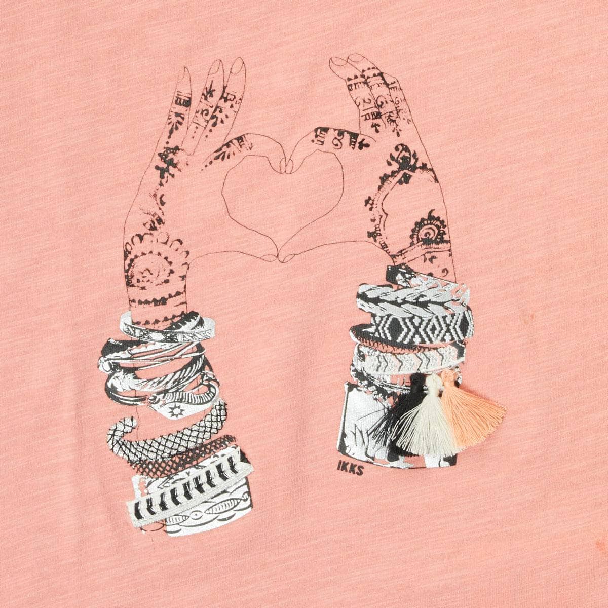 T-shirt ragazza Ikks EAGLEA Rosa