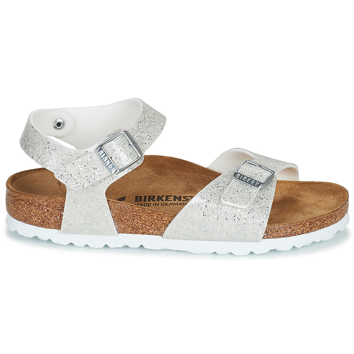 Sandali bambini ragazza BIRKENSTOCK RIO PLAIN Bianco