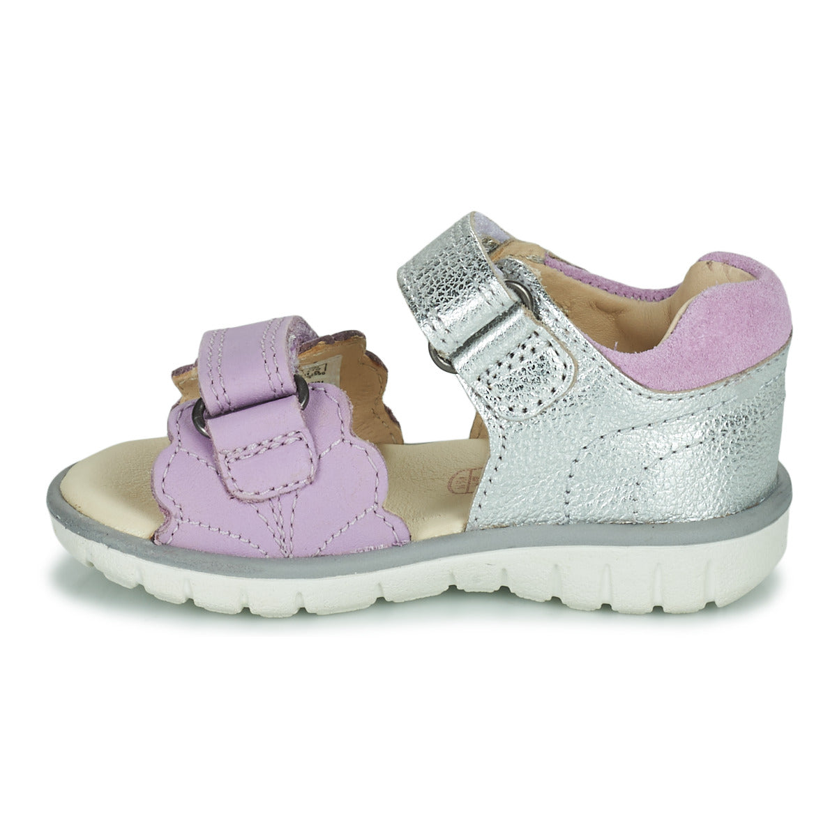 Sandali bambini ragazza Clarks Roam Wing T. Argento