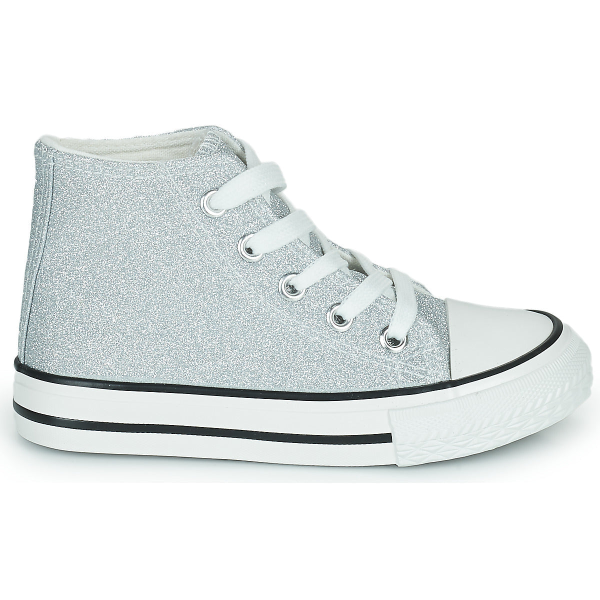 Scarpe bambini ragazza Citrouille et Compagnie OUTIL PAILLETTES Argento